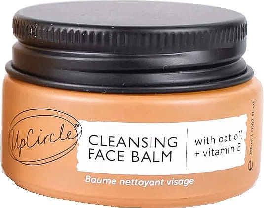 Очищающий бальзам для лица - UpCircle Cleansing Face Balm with Oat Oil + Vitamin E Travel Size (мини) — фото N1