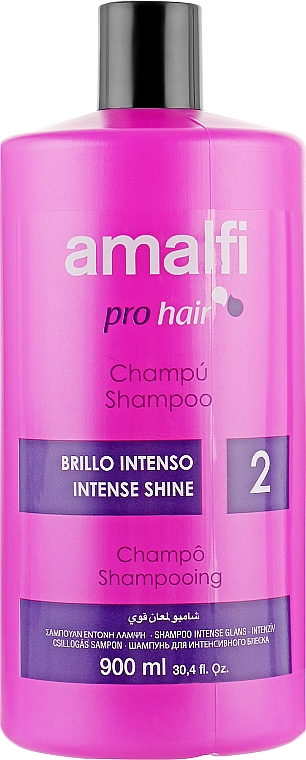 Шампунь профессиональный с протеинами шелка "Блеск и яркость" - Amalfi Shampoo