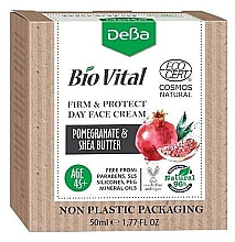 Духи, Парфюмерия, косметика Дневной крем для лица 45+ - DeBa Bio Vital Firm and Protect Day Face Cream with Pomegranate Extract