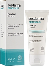 Гель для жирной и проблемной кожи лица - SesDerma Laboratories Sebovalis Facial Gel — фото N2
