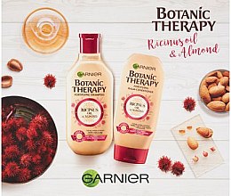 Духи, Парфюмерия, косметика Набор "Касторовое масло и миндаль" - Garnier Botanic Therapy (shmp/250ml + h/balm/200ml)