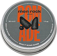 Помада для волос, сильная фиксация - Men Rock Pomade High Hold Medium Shine — фото N3