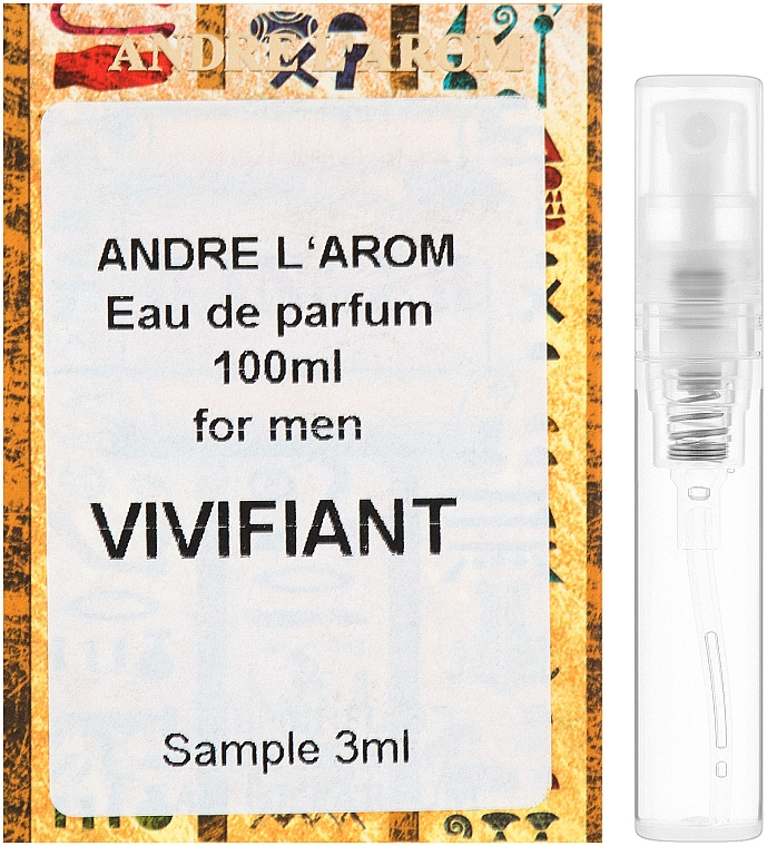 Andre L`Arom Eau De Parfum "Vivifiant" - Парфумована вода (пробник)