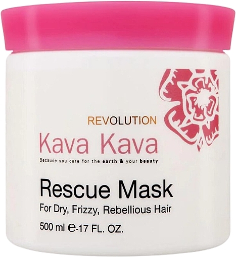 Восстанавливающая маска для сухих, вьющихся и непослушных волос - Kava Kava Rescue Mask — фото N1