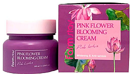 Парфумерія, косметика Крем для обличчя, з екстрактом лотоса  - FarmStay Pink Flower Blooming Cream Pink Lotus