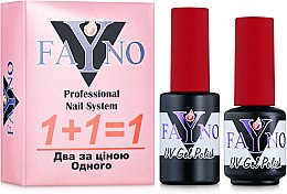 Парфумерія, косметика Набір "1+1" - Fayno № 77 (08,17) (gel/polish/2x7ml)