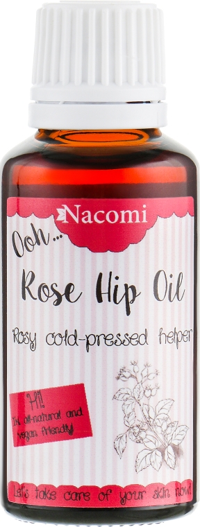 Олія з пелюсток троянди - Nacomi Ooh Rose Hip Oil — фото N1
