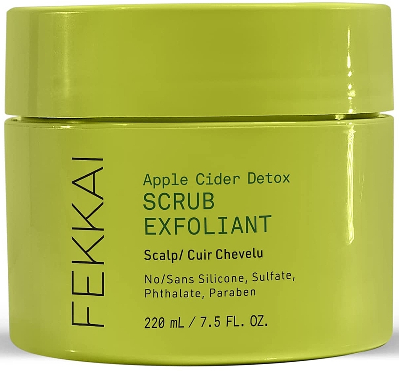 Скраб для кожи головы с яблочным уксусом - Fekkai Apple Cider Detox Exfoliating Scrub — фото N1