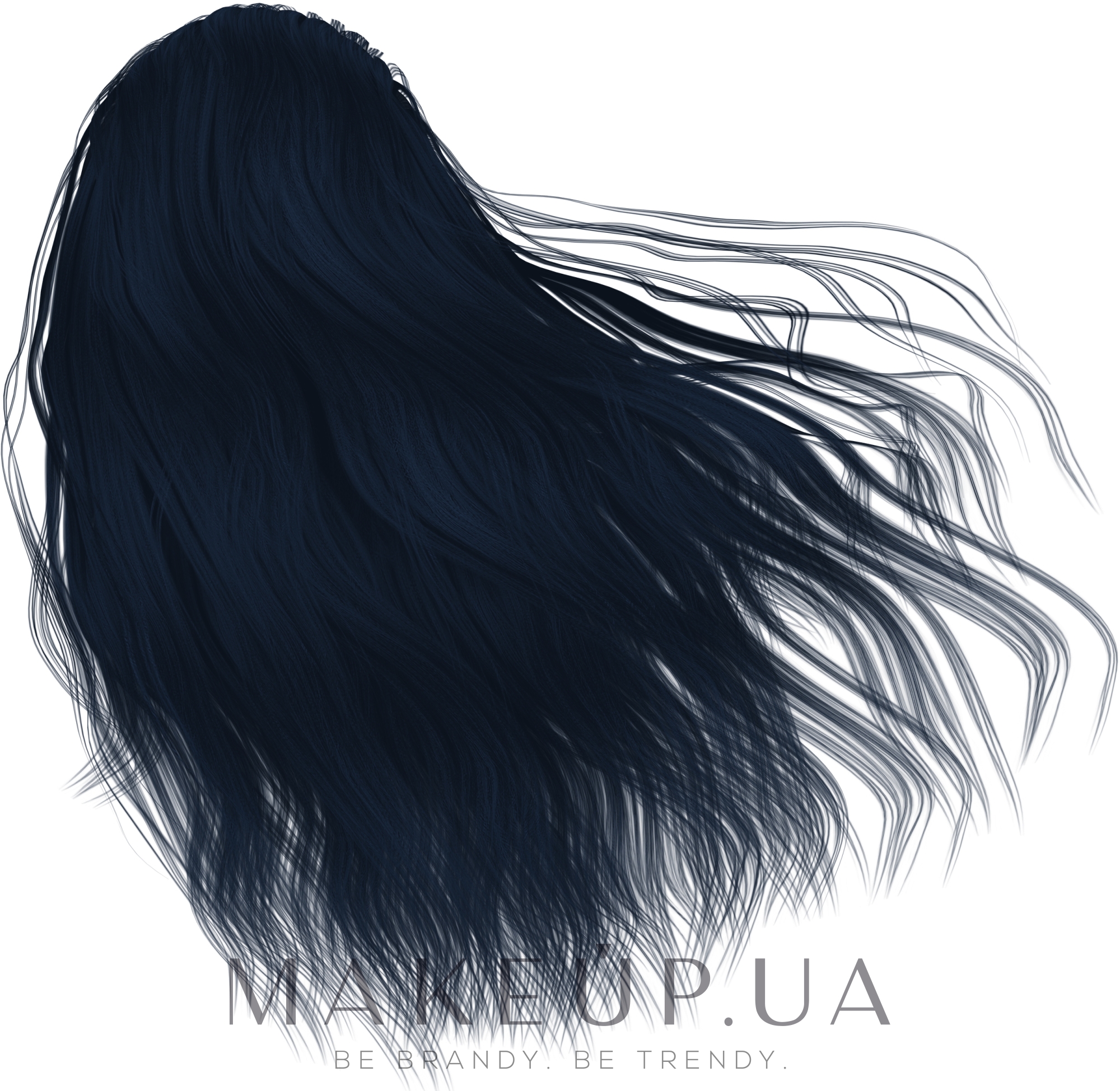 Профессиональная кремовая краска для волос - Kallos Cosmetics Cream Hair Colour  — фото 1.10 - Сине-Черный