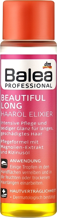 Олійний еліксир для волосся - Balea Professional Beautiful Long Elixier — фото N1