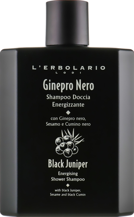 Шампунь-гель для душа "Черный Можжевельник" - L'Erbolario Black Juniper Energising Shower Shampoo — фото N2