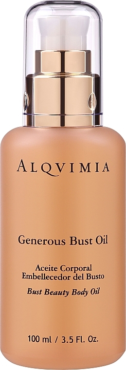 Олія для бюсту - Alqvimia Generous Bust Oil — фото N1
