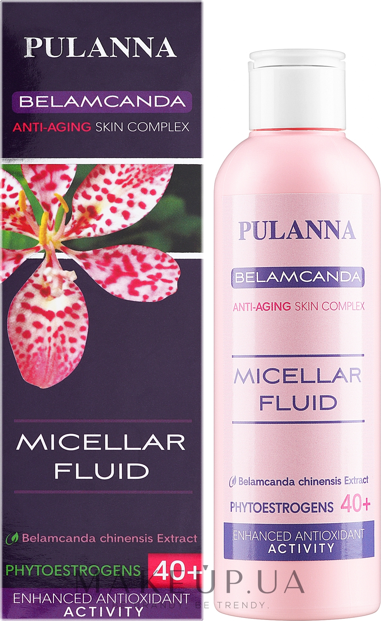 Мицеллярный флюид для лица - Pulanna Belamcanda Micellar Fluid Anti-Aging Skin Complex — фото 200ml