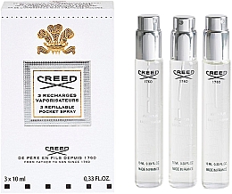 Духи, Парфюмерия, косметика Creed Silver Mountain Water - Набор (edp/refill/3x10ml)