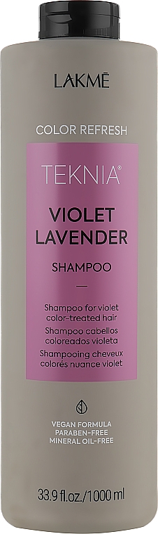 Шампунь для оновлення кольору фіолетових відтінків волосся - Lakme Teknia Color Refresh Violet Lavender Shampoo — фото N3