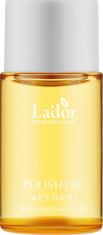 Парфюмированное масло для волос "Абрикос" - La'dor Polish Oil Wet Hair Apricot (мини) — фото N1