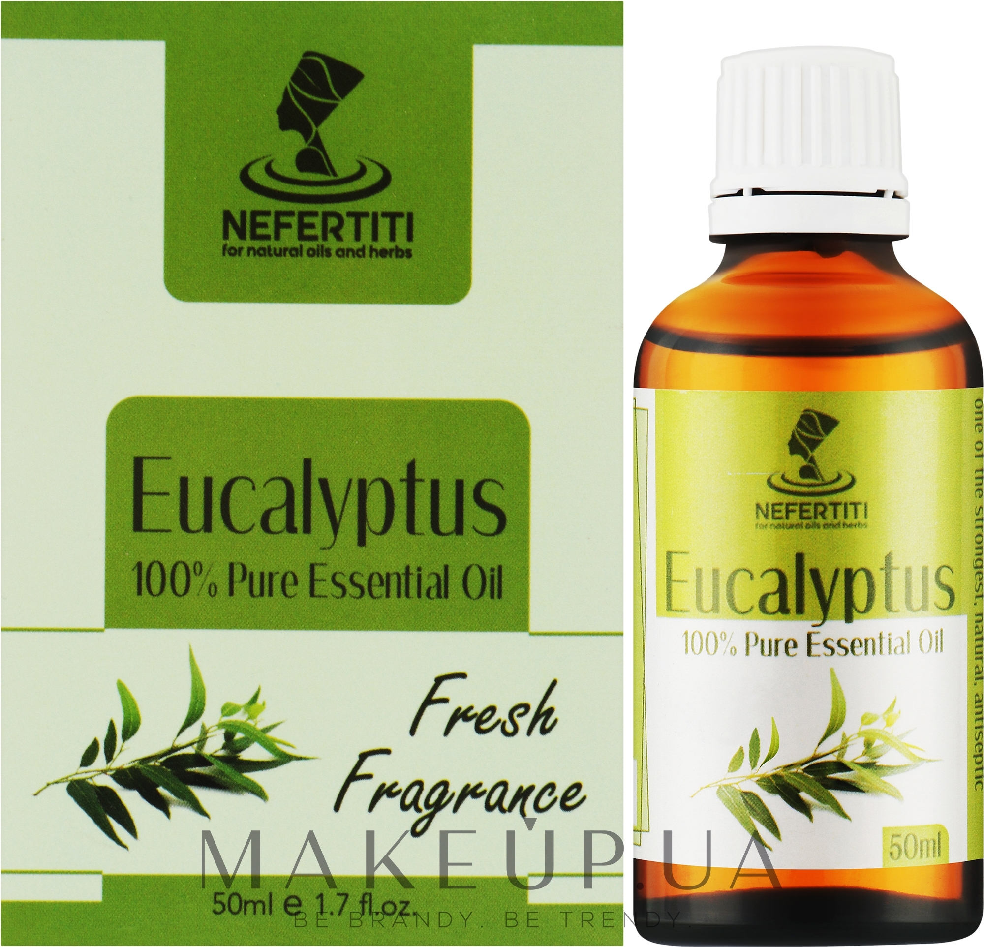 Эфирное масло эвкалипта - Nefertiti Eucalyptus 100% Pure Essential Oil — фото 50ml