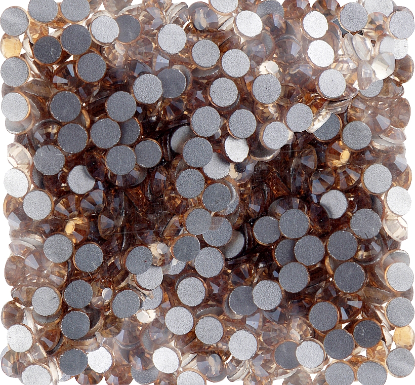 Декоративні кристали для нігтів "Crystal Golden Shadow", розмір SS 12, 500 шт. - Kodi Professional — фото N1