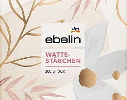 Парфумерія, косметика Ватні палички, біла квітка - Ebelin