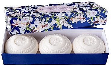 Набор мыла "Миндаль и ваниль" - Gori 1919 Floreal (soap/3 x 150 g) — фото N1