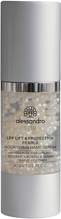 Питательная сыворотка для рук - Alessandro International Spa LPP Lift & Protection Pearls Nourishing Hand Serum — фото N1