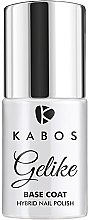 Гібридне базове покриття для нігтів - Kabos Gelike Base Coat Hybrid Nail Polish — фото N1