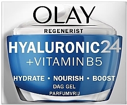 Денний гель для обличчя - Olay Regenerist Hyaluronic24 + Vitamin B5 Day Gel — фото N1