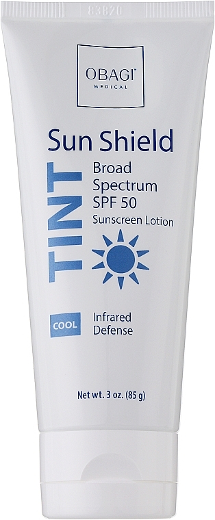 Тонувальний сонцезахисний крем - Obagi Medical Sun Shield Tint Broad Spectrum Spf 50 Cool — фото N1