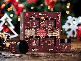 Набор из четырех свечей бордового цвета - HiSkin Christmas Mix (candles/4х100ml) — фото N1