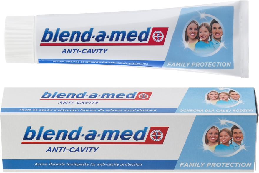 Зубная паста "Анти-кариес" для всей семьи - Blend-a-med Anti-Cavity Family Protect Toothpaste
