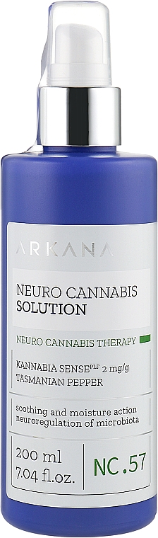 Лосьйон для шкіри, яка потребує активного відновлення - Arkana Neuro Cannabis Therapy Solution — фото N1