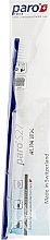 Духи, Парфюмерия, косметика Детская зубная щетка, с монопучковой насадкой, мягкая, синяя - Paro Swiss S27 (полиэтиленовая упаковка)