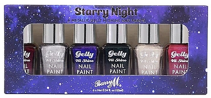 Набор лаков для ногтей, 6 шт. - Barry M Starry Night Nail Paint Gift Set — фото N1