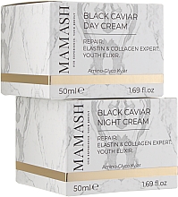 Духи, Парфюмерия, косметика Набор - Mamash Black Caviar Standard (d/cr/50ml + n/cr/50ml)