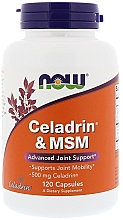 Парфумерія, косметика Натуральна добавка Целадрин, 120 капсул - Now Foods Celadrin & MSM