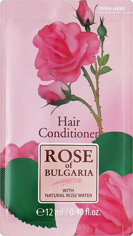Кондиціонер для волосся з трояндовою водою - BioFresh Rose of Bulgaria Hair Conditioner (міні) — фото N1