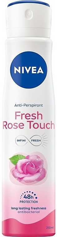 Дезодорант-спрей - NIVEA Fresh Rose Touch Anti-Perspirant Deo Spray — фото N2