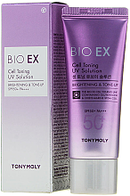 Парфумерія, косметика Освітлювальний сонцезахисний крем - Tony Moly Bio Ex Cell Toning UV Solution