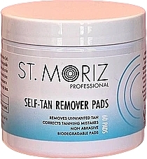 Диски для зняття автозасмаги - St. Moriz Professional Tan Remover Pads — фото N1