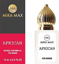 Духи, Парфюмерия, косметика Mira Max African - Парфюмированное масло для женщин