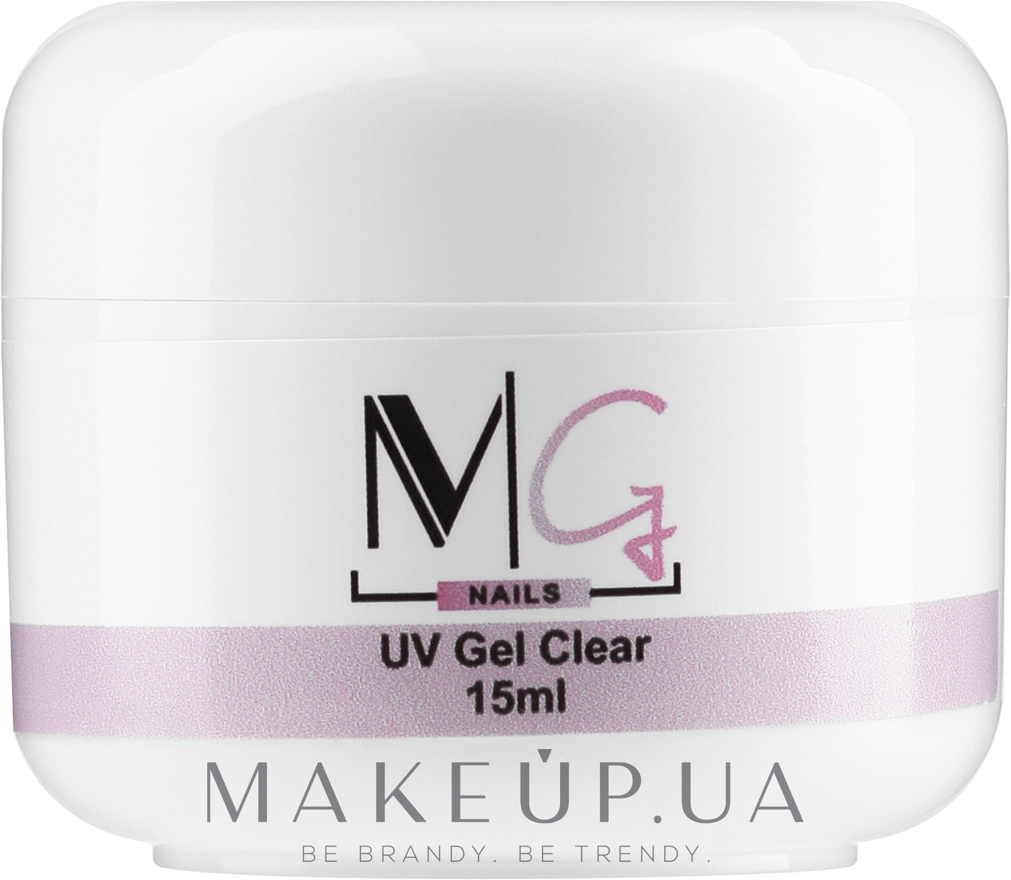 Гель для наращивания - MG Nails UV Gel Clear — фото 15ml