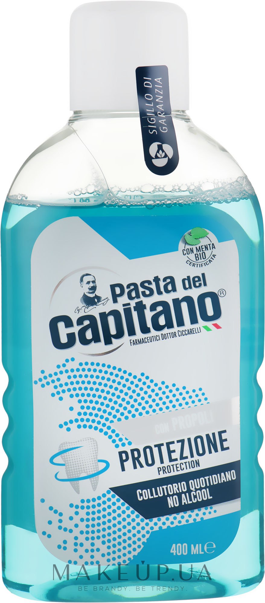 Ополаскиватель для полости рта для защиты десен - Pasta Del Capitano Gum Protection Mouthwash — фото 400ml
