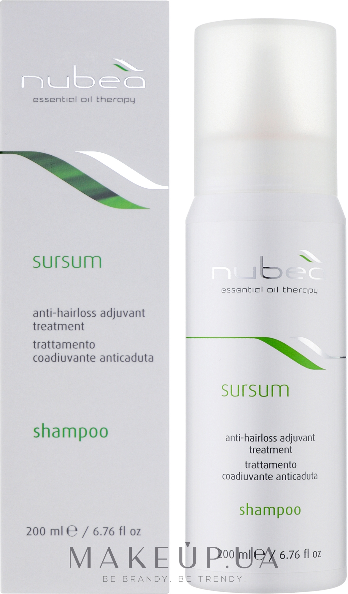 Стимулирующий шампунь против выпадения волос - Nubea Sursum Anti-Hairloss Adjuvant Shampoo — фото 200ml