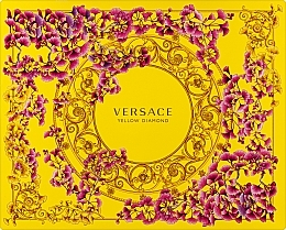 Парфумерія, косметика Versace Yellow Diamond - Набір (edt/50 ml + b/lot/50 ml + sh/gel/50 ml)