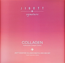 Парфумерія, косметика Набір з колагеном для догляду за шкірою, 5 продуктів - Jigott Signature Collagen Essential Skin Care 3Set