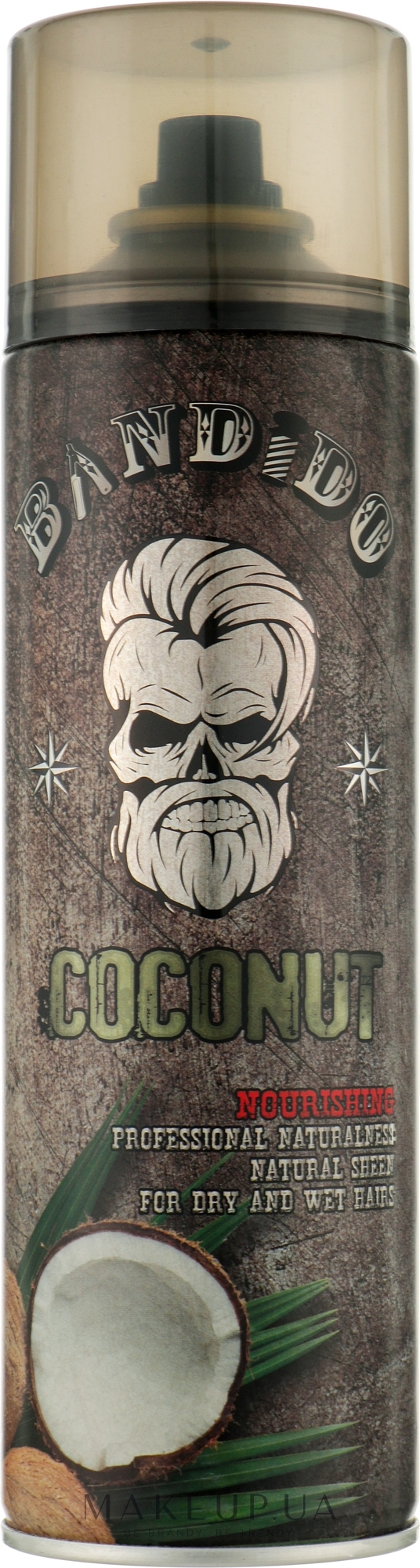 Кокосовий лак для волосся - Bandido Natural Oil Sheen Spray Coconut — фото 500ml