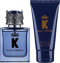 Парфумерія, косметика Dolce & Gabbana K - Набір (edp/50ml + sh/gel/50ml)
