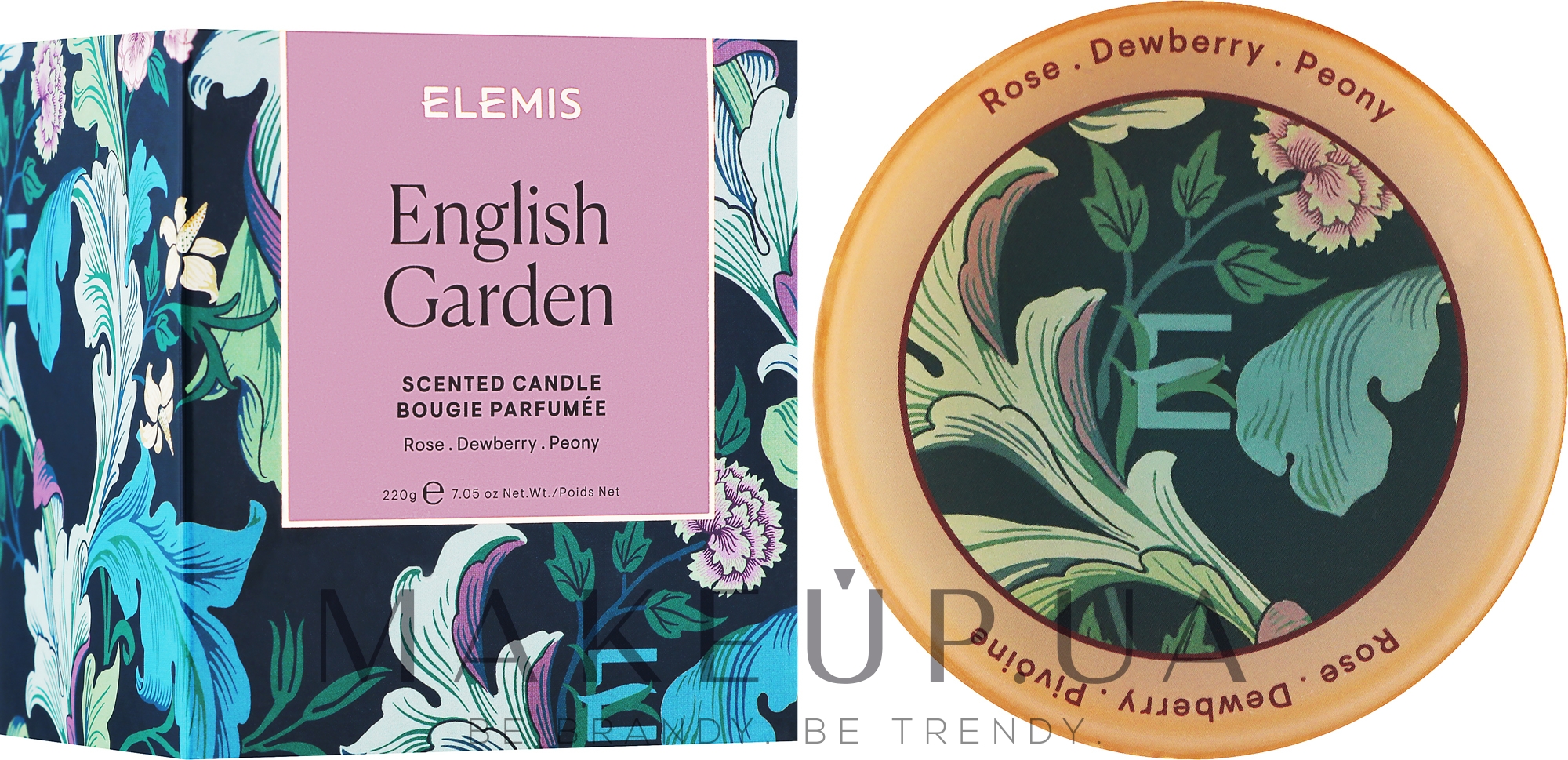 Ароматическая свеча "Английский сад" - Elemis English Garden — фото 220g