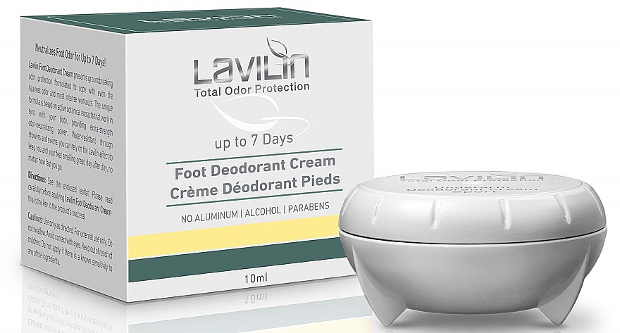 Крем-дезодорант для ніг "7 днів" - Lavilin 7 Day Foot Deodorant Cream — фото N1