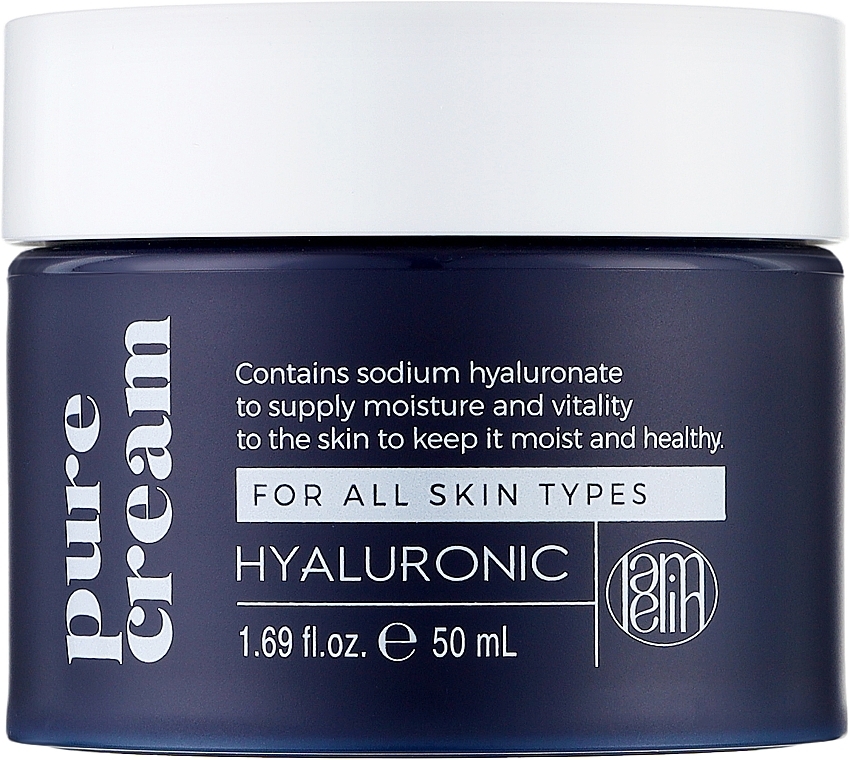 Крем для обличчя з гіалуроновою кислотою - Lamelin Hyaluronic Pure Cream — фото N1